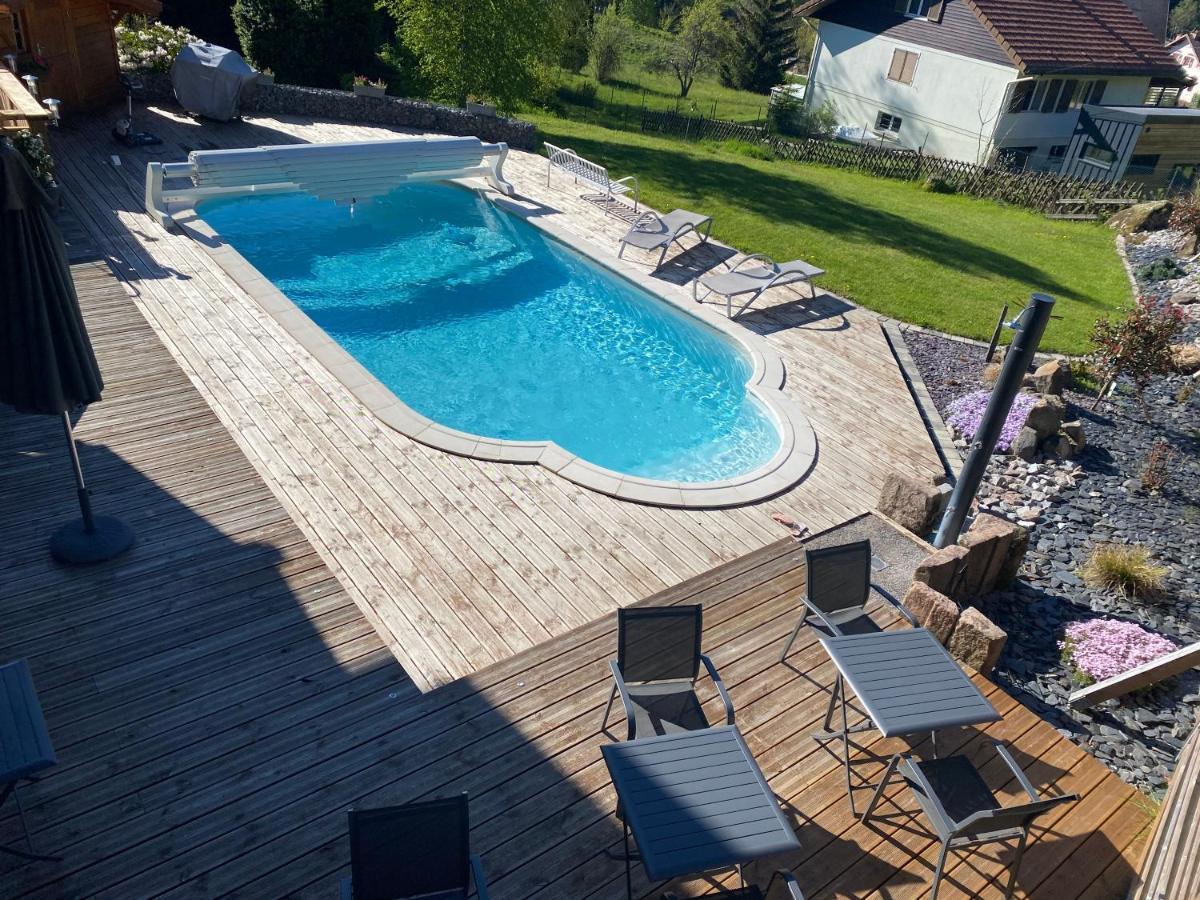 Le Chalet De La Deviniere, Bain Nordique Exterieur Chauffe Xonrupt-Longemer Exterior foto